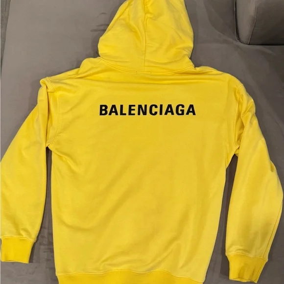 Balenciaga Yellow Hoodie - Picture 2 of 6